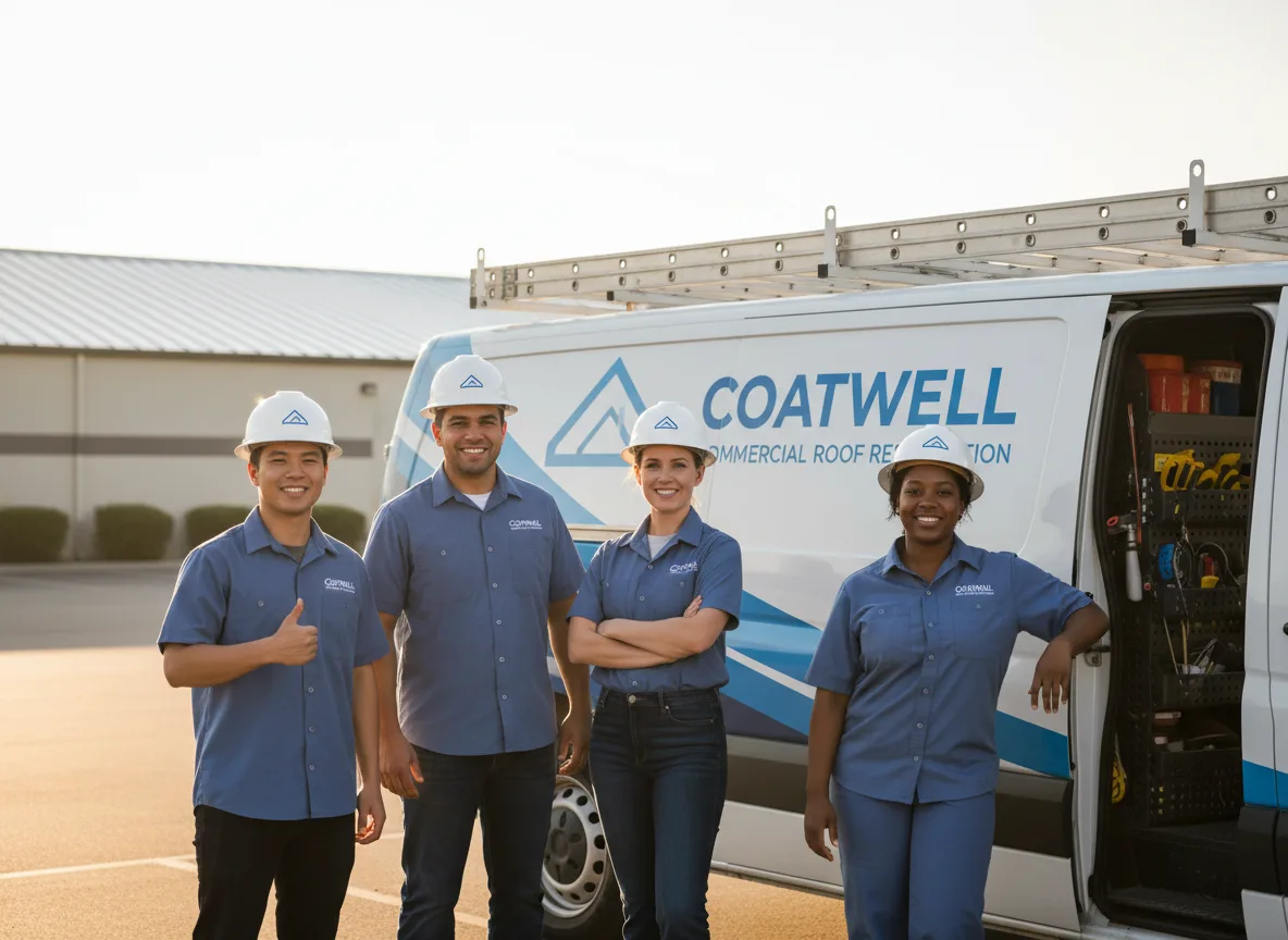 Commercial roof coating company in Coulters, PA